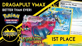 1st Place Dragapult VMAX Deck WRECKS The Post Rotation Format Pokemon TCG [upl. by Bergmans]