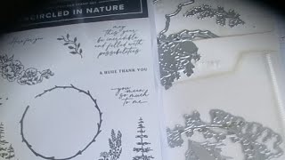 🔴First play with ENCIRCLED IN NATURE Stampin Up stampinup [upl. by Ferdie383]