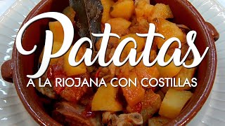 ✅ PATATAS A LA RIOJANA con Costillas  Receta patatas a la riojana [upl. by Dorsy]