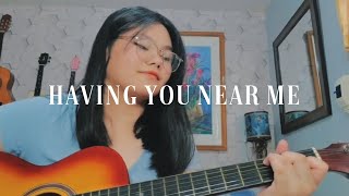 Having You Near Me  Air Supply Song Cover [upl. by Lohse]