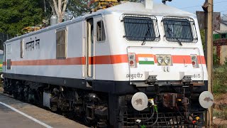 🚂 12612 Hazrat Nizamuddin to Chennai Central Garib Rath express Arriving Chennai Central [upl. by Ynaittirb]