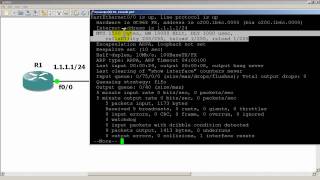 RouterGods  Show Interfaces command on a Cisco router [upl. by Neyr170]