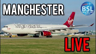 🔴Live Manchester Airport  Planespotting [upl. by Ungley]