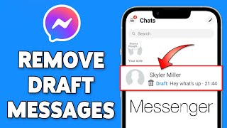 How To Remove Draft Messages In Messenger 2024  Messenger Drafts Tutorial [upl. by Duff959]