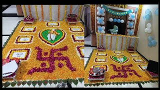 6th Day Baby photoshoot Ideas at home💥  6th Day Decoration  Chhathi Celebration Photos [upl. by Koblick452]