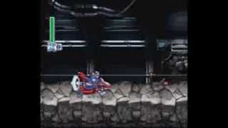 Mega Man X4 Jet Stingrays Stage No Damage Buster Only [upl. by Drofxer]