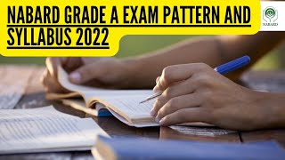 NABARD Grade A Exam Pattern and Syllabus 2022shorts [upl. by Esylla]