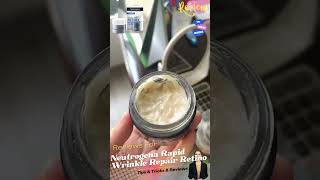 Neutrogena Rapid Wrinkle Repair Retinol Review skincare skincaretips neutrogena retinol reviews [upl. by Pastelki]