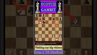 Scotch Game Dubois Reti Scotch Gambit Anderssen Attack chess [upl. by Anneuq822]