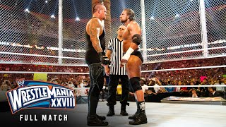 FULL MATCH The Undertaker vs Triple H — Hell in a Cell Match WrestleMania XXVIII [upl. by Atteynek]