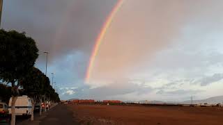 Arcoiris desde Vecindario Gran Canaria [upl. by Arahd]