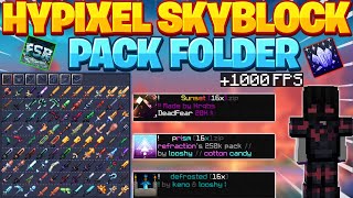 The BEST Hypixel Skyblock Texture Packs  FPS Boost 189 [upl. by Tirrag]