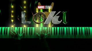 Loki Theme  Variants Theme Piano  SHEETSSYNTHESIA [upl. by Zitah967]