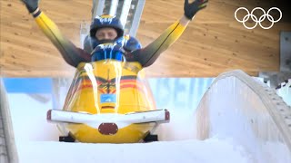 Bobsleigh Beijing 2022  4man heats highlights [upl. by Celka199]