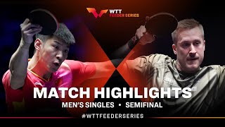 Xue Fei vs Mattias Falck  MS SF  WTT Feeder Halmstad 2024 [upl. by Amalburga419]