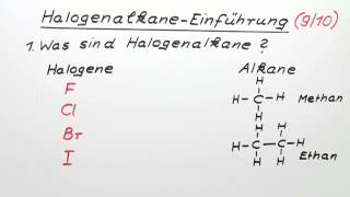 Halogenalkane  Einführung 910  Chemie  Organische Chemie [upl. by Schroth514]