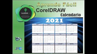 Calendario en Corel Draw [upl. by Meekah]