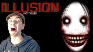 Illusion Ghost Killer  JEFF SUCKS  Indie Horror Game  CommentaryFacecam Reaction [upl. by Doroteya]