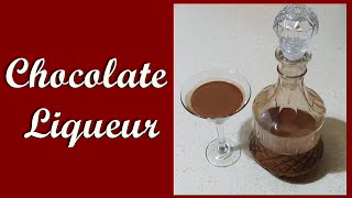 Chocolate Liqueur Recipe  Λικέρ Σοκολάτα [upl. by Benedikt]