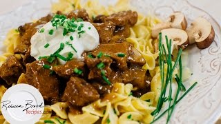 How to Make Beef Stroganoff Best Recipe [upl. by Ehtyaf]