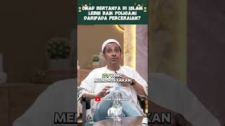 ONAD BERTANYA DI ISLAM LEBIH BAIK POLIGAMI DARIPADA PERCERAIAN  GINI JAWABAN HABIB JAFAR [upl. by Lise]