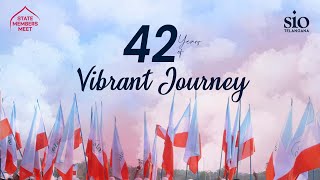 42 Years of Vibrant Journey  State Members Meet 2024  SIO Telangana [upl. by Lyris]