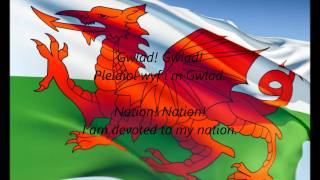 Welsh National Anthem  quotHen Wlad Fy Nhadauquot CYEN [upl. by Natsirc383]