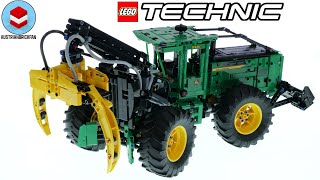 LEGO Technic 42157 John Deere 948L II Skidder  LEGO Speed Build Review [upl. by Onilatac969]