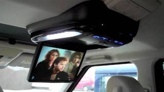 Land Rover Discovery 3 Roof Screen with DVD  Alpine PKG2100P [upl. by Allbee]