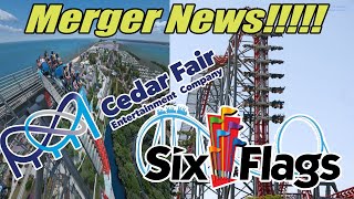 HUGE Cedar Fair amp Six Flags Merger News Plus Merger Breakdown and Predictions [upl. by Obola45]