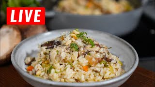 LIVE Recette Risotto champignons facile inratable [upl. by Hayward86]