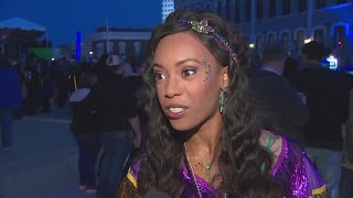 Thousands attend final weekend of Mardi Gras in Galveston [upl. by Suirrad]