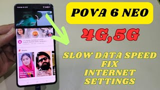 Tecno Pova 6 Neo How To Making Internet Setting [upl. by Sanchez]