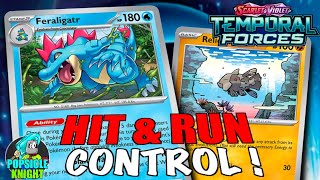 FERALIGATR  Hit amp Run and Control Strategies Pokémon TEMPORAL FORCES [upl. by Ingemar545]