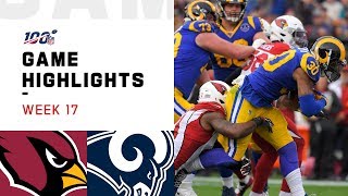 Cardinals vs Rams Week 17 Highlights  NFL 2019 [upl. by Mallis]