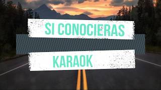 Si conocieras Hermana Glenda Karaoke C pista sin voz [upl. by Witha]