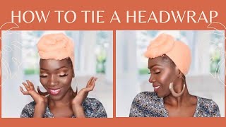 QUICK HEADWRAP TUTORIAL [upl. by Teria]