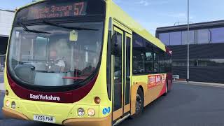 East Yorkshire 348 departs Hull with a 57 service to Hessle Square on 03 09 2022 [upl. by Arreit]