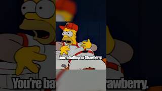 Simpson Youre batting for Strawberry thesimpsons simpsons [upl. by Nettie]