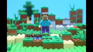 LEGO MINECRAFT 旅の仲間探し レゴ マインクラフト ストップモーションムービー stopmotion コマ撮りレビュー amp音フェチ [upl. by Nishi]