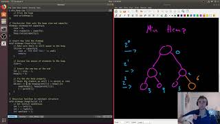 C Data Structures MinHeaps [upl. by Carrick]