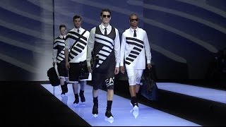 Emporio Armani  2017 Spring Summer Menswear Collection [upl. by Nylodnew]