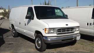 Stock 904 2001 Ford E250 Cargo Van truck 126k miles FOR SALE [upl. by Anelrac]