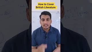 How to cover History of British Literature for UGC NET English Literature  SET English SET [upl. by Airrej544]