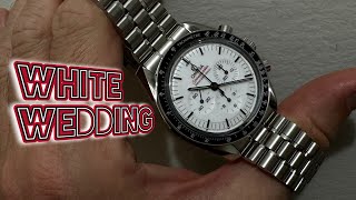 Omega Speedmaster Moonwatch White Dial resistance is futile [upl. by Adniled]