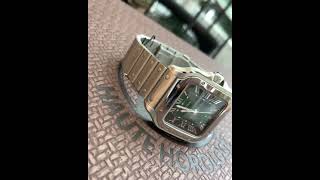 Cartier Santos Green Dial Stainless Steel RefWSSA0062 Preowned 2024 [upl. by Assener]