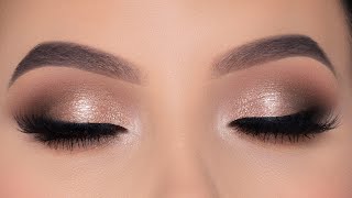 Classic amp Timeless Soft Smokey Eyes Makeup Tutorial  3 Elf Bite Size Palettes [upl. by Aiekram]