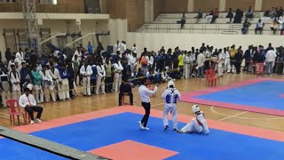 All India InterUniversity Taekwondo Championship 2024 🥋  Men  GND University Amritsar Punjab [upl. by Naujit979]