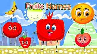 Fruits Names for Kids  Fun Learning Fruits for Toddlers [upl. by Manlove]