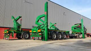 Container Sidelifter Semi Trailer quotPromotionquot Side loader [upl. by Emelen]